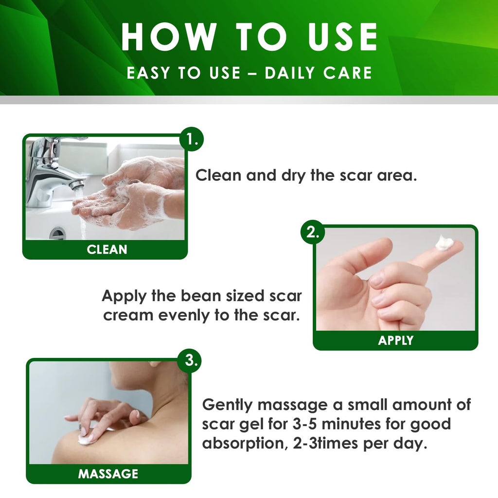 Advanced Keloid Bump Removal Gel (3 Packs): Silicone Keloid Scar Removal Cream for Scars from Piercing, Surgical Marks, Acne, and Burns, Keloid Treatment for Ears, Face, and Body with Healing Formula